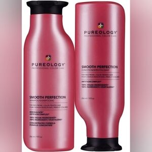 NWT FULL SET Pureology Smooth Perfection Shampoo/ Conditioner Duo  100% Vegan